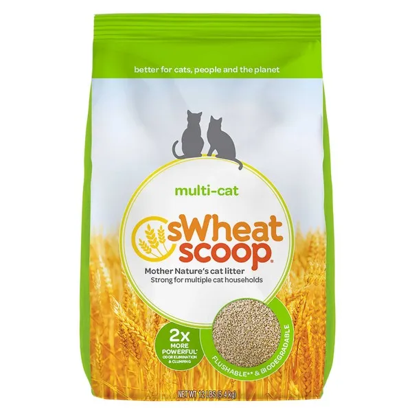 12 Lb Swheat Scoop Multi Cat - Litter